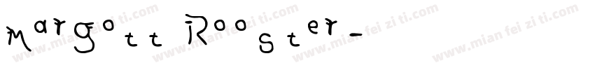 Margott Rooster字体转换